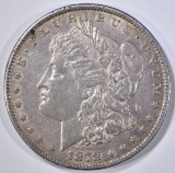 1878-S MORGAN DOLLAR, CH AU