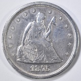 1875-S 20 CENT PIECE AU