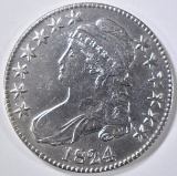 1824 BUST HALF DOLLAR AU/BU