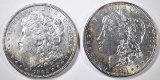1883 & 82-O MORGAN DOLLARS BU
