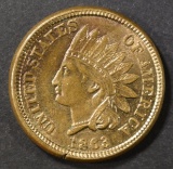1863 INDIAN CENT   CH BU