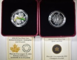 2 2014 $3 SILVER CANADIAN COINS: