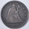 1875-CC 20 CENT PIECE  XF/AU