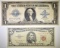 1923 $1 SILVER CERTIFICATE & 1963 $5 RED SEAL