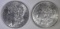 1884-O & 1885 BU MORGAN DOLLARS