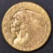 1927 $2.50 GOLD INDIAN, CH AU