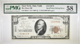 1929 TYPE 1 $10 NATIONAL CURRENCY PMG 58