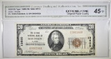 1929 $20 TYPE 1 NATIONAL CURRENCY  CGA EF OPQ