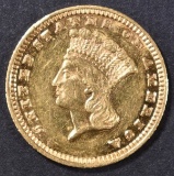 1884 $1 GOLD INDIAN PRINCESS  BU PL