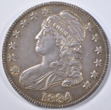 1834 BUST HALF DOLLAR   AU/BU
