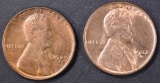 1932-D & 29-S LINCOLN CENTS  CH BU RB