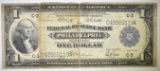 1918 $1 FEDERAL RESERVE BANK OF PHILADELPHIA