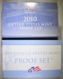 2009 & 2010 U.S. PROOF SETS ORIG PACKAGING