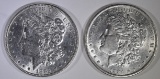 1884-O & 1885 BU MORGAN DOLLARS