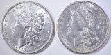 1887 BU & 1890-S AU/BU MORGAN DOLLARS