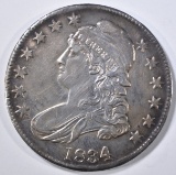 1834 BUST HALF DOLLAR  CH AU