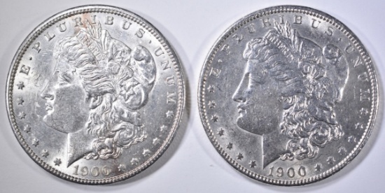 1900 & 1900-O BU MORGAN DOLLARS