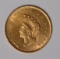 1855 $1 GOLD TYPE 2 CH BU