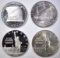 MODERN COMMEM SILVER DOLLARS: