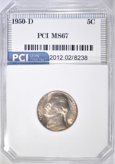 1950-D JEFFERSON NICKEL, PCI SUPERB GEM BU