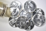 1963 GEM BU ROLL OF FRANKLIN HALVES