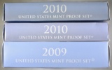 2009 & 2-2010 U.S. PROOF SETS ORIG PACKAGING