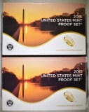 2013 & 2016 U.S. PROOF SETS ORIG PACKAGING