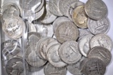 40-CIRC 90% SILVER QUARTERS