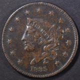 1835 LARGE CENT, XF