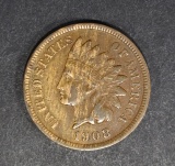1908-S INDIAN CENT, VF