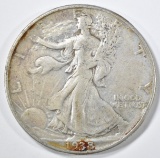 1938-D WALKING LIBERTY HALF VF