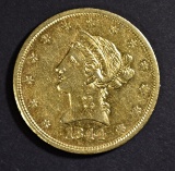 1844-O $10 GOLD LIBERTY AU/BU