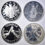 MODERN COMMEM SILVER DOLLARS: