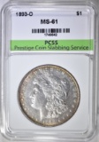 1893-O MORGAN DOLLAR PCSS BU