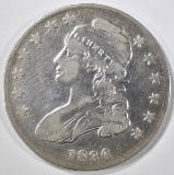 1836 BUST HALF DOLLAR VF