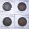 4 LARGE CENTS VG-VF SOME PROBLEMS