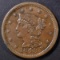 1848 LARGE CENT, CH BU