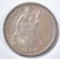 1891 SEATED LIBERTY DIME, AU/BU