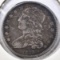 1833 BUST QUARTER VF/XF RIM BUMP