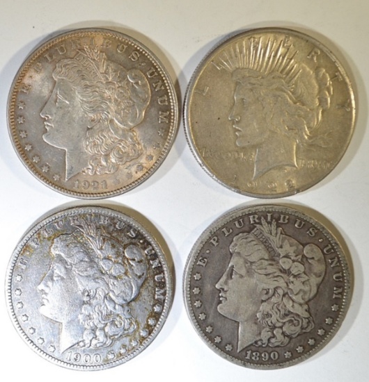 CIRC SILVER DOLLAR LOT: