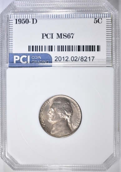 1950-D JEFFERSON NICKEL, PCI SUPERB GEM BU