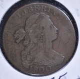 1800 LARGE CENT FINE, SCRATCHES