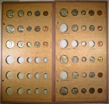 1955, 56, 57, 58 MINT SETS IN COLLECTOR BOARDS