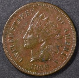 1868 INDIAN CENT VF/XF