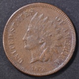 1872 INDIAN CENT VF/XF SOME POROSITY