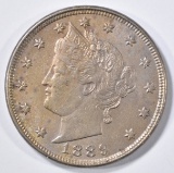 1889 LIBERTY NICKEL AU