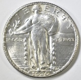 1930 STANDING LIBERTY QUARTER CH BU