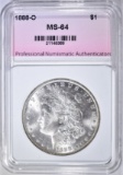 1888-O MORGAN DOLLAR, PNA CH/GEM BU