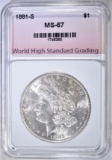 1881-S MORGAN DOLLAR  WHSG SUPERB GEM