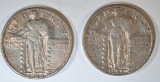 2 STANDING LIBERTY QUARTERS